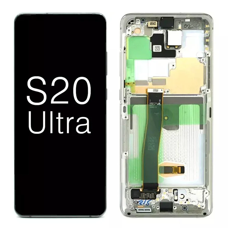 Samsung Galaxy S20 S20 Ultra G988 5G OLED дисплейі LCD сенсорлық экранды ауыстыру
