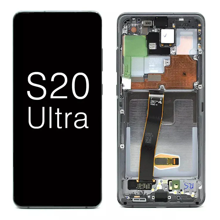 Samsung Galaxy S20 S20 Ultra G988 5G OLED дисплейі LCD сенсорлық экранды ауыстыру